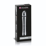Фаллоимитатор для электростимуляции Glossy Glen Dildo - 14 см. (Цвет: серебристый)