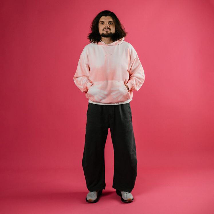 Худи UNIFORM Thermo Minilogo, розовый/белый