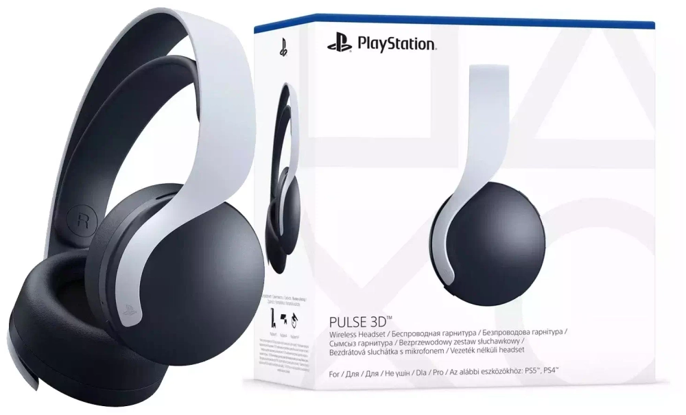 Беспроводная компьютерная гарнитура Sony PULSE 3D, белый/черный