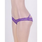 Стринги с доступом Purple Bow, 3XL