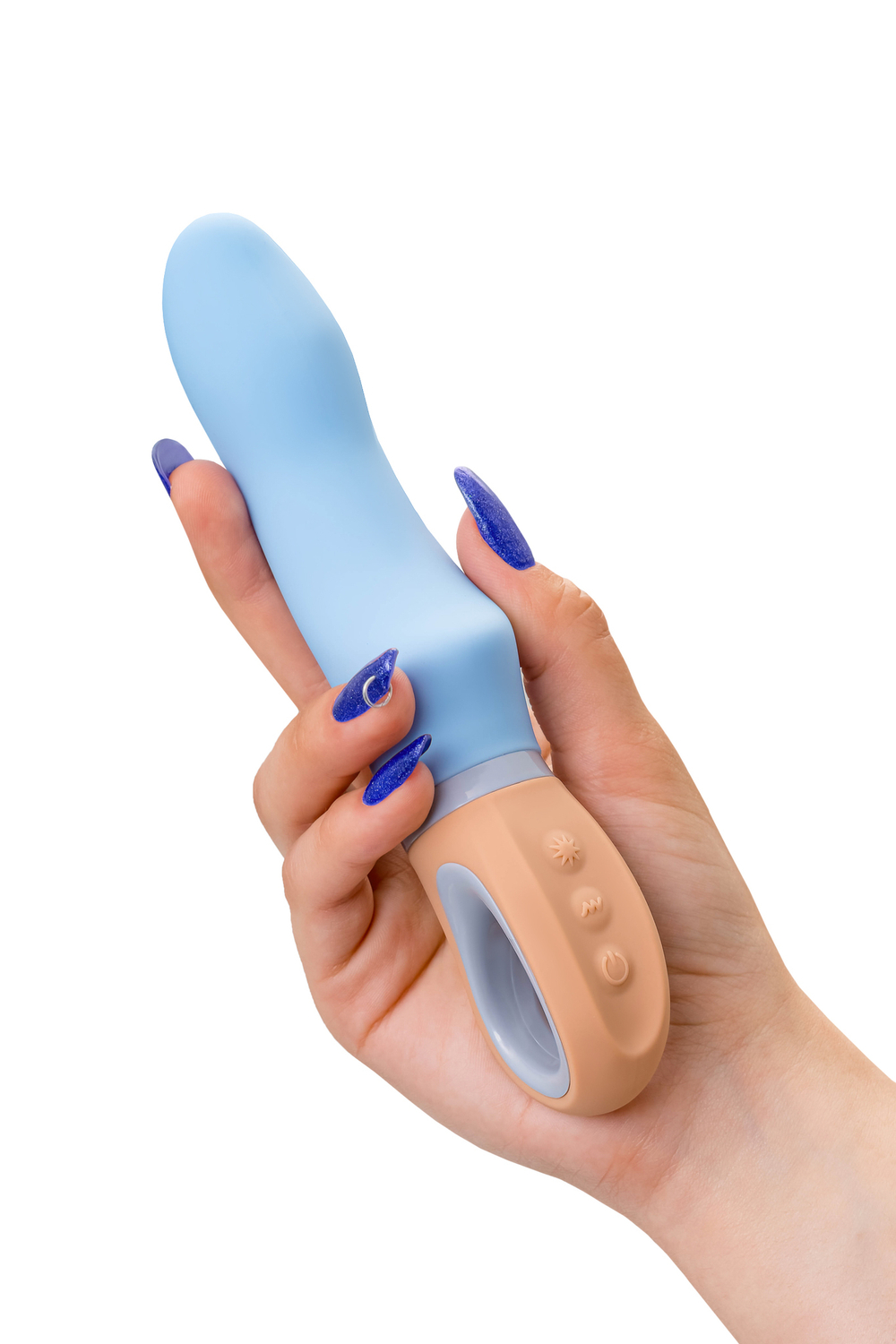 Вибратор Flovetta Bluebell голубой 18,5 см