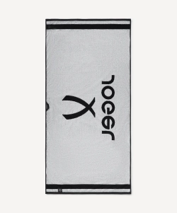 Полотенце спортивное JOGEL ESSENTIAL 2 Towel, 70х140, черный/белый