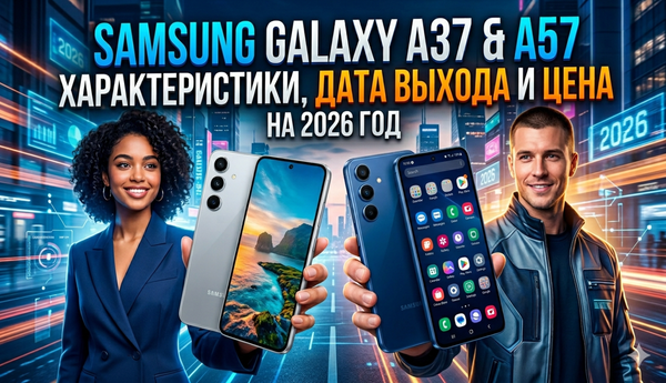 Samsung Galaxy A37 и A57 характеристики, дата выхода и цена на 2026 год Samsung Galaxy A37 и A57 характеристики, дата выхода и цена на 2026 год
