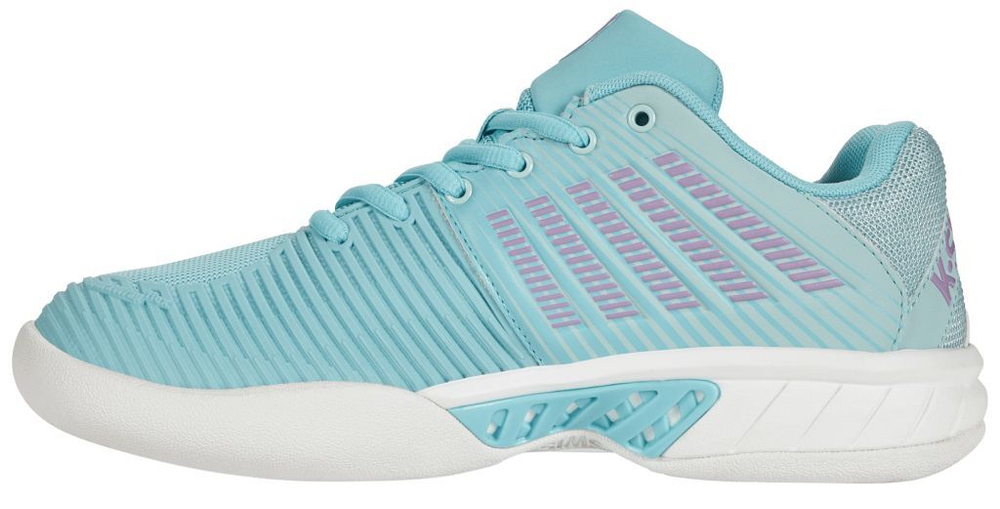 Женские Кроссовки теннисные K-Swiss Express Light 2 Carpet - angel blue/icy morn/white