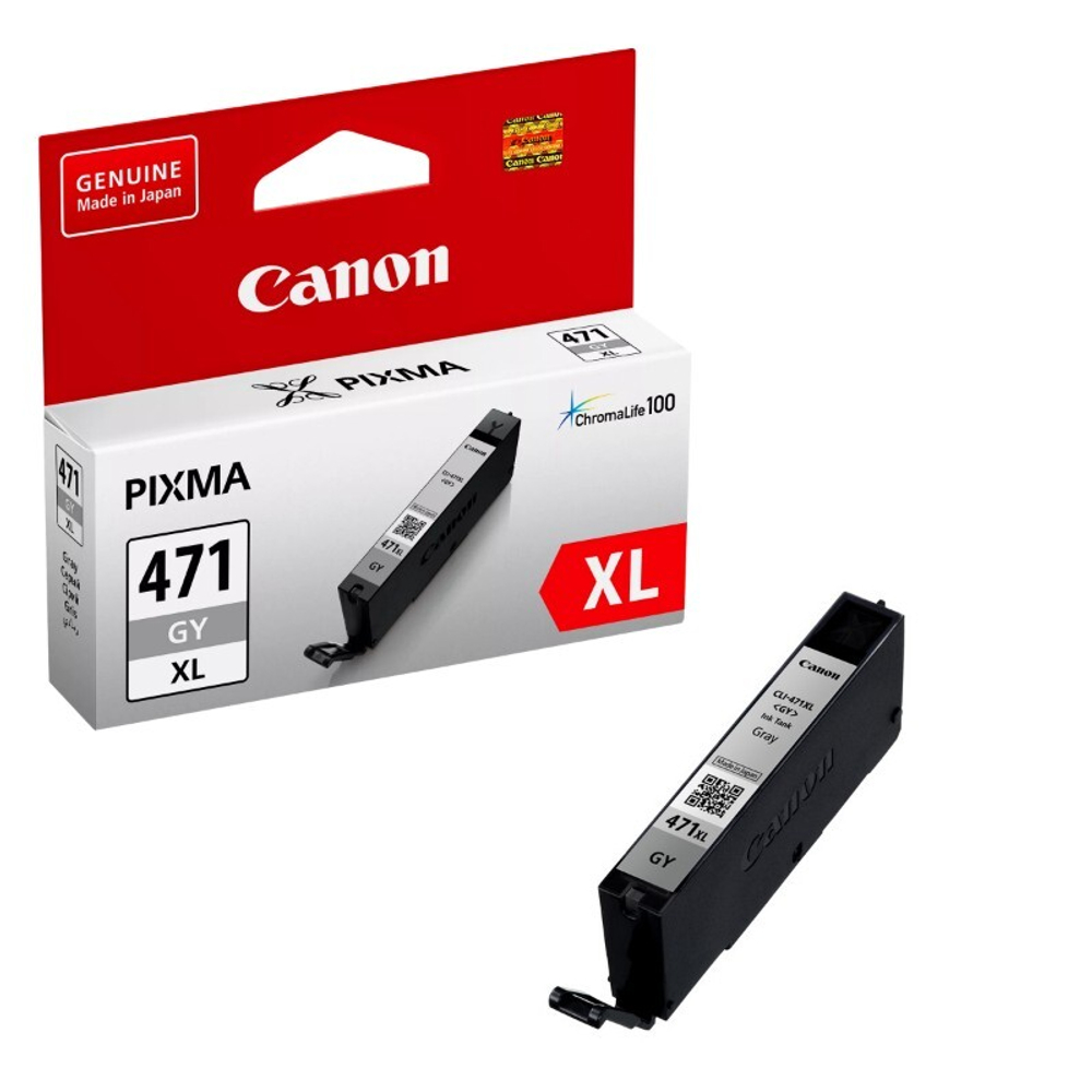 Картридж CANON CLI-471XL GY для MG5740/MG6840/MG7740/TS6040/TS8040/TS9040 серый