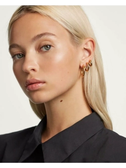 Серьги Supreme Cloud серебро 925 пробы покрытое золотом