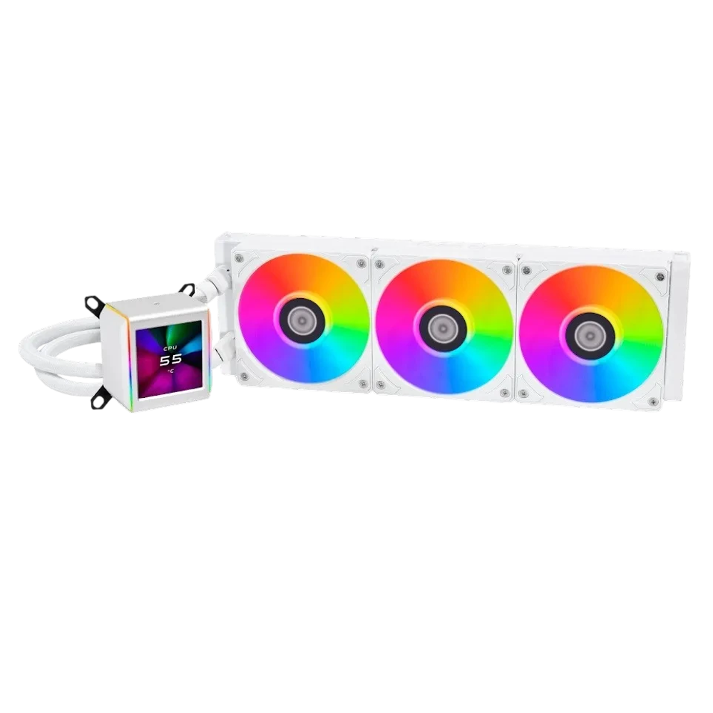 Жидкостное охлаждение Lian Li GA II LCD 360 ARGB White (GA2ALCD36W)
