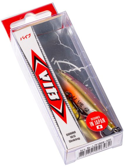 Воблер тонущий вертикальный LJ Pro Series VIB S 68.00/320