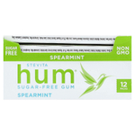 Stevita Naturals, Hum®, жевательная резинка без сахара, со вкусом мяты, 12 пакетиков по 12 шт.