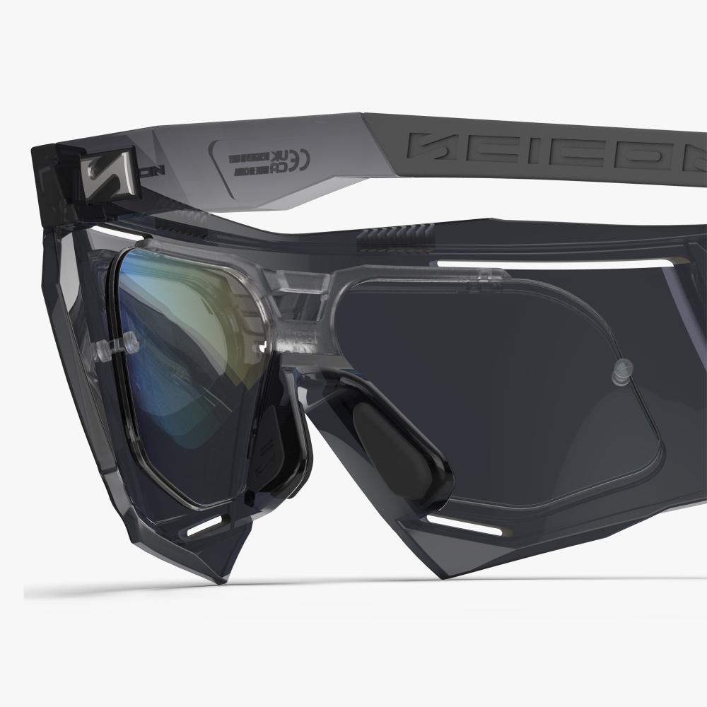Спортивные очки c диоптриями Scicon Aerostorm Multi Mirror Green