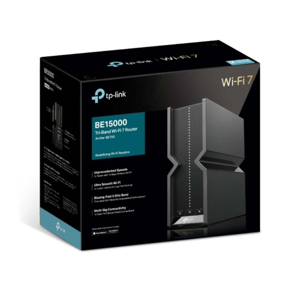 Маршрутизатор TP-Link Archer BE700, BE15000, трехдиапазонный Wi-Fi 7