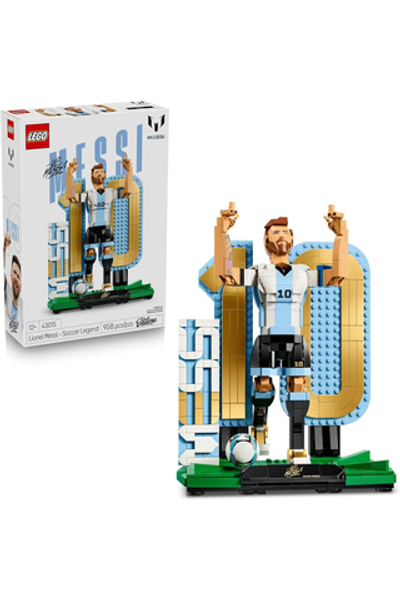 Конструктор Лего Лионель Месси — легенда футбола 43015 | LEGO Editions Lionel Messi – Football Legend 958 деталей | 12+