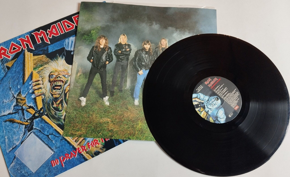 Винтажная виниловая пластинка LP Iron Maiden No Prayer For The Dying (Holland 1990)