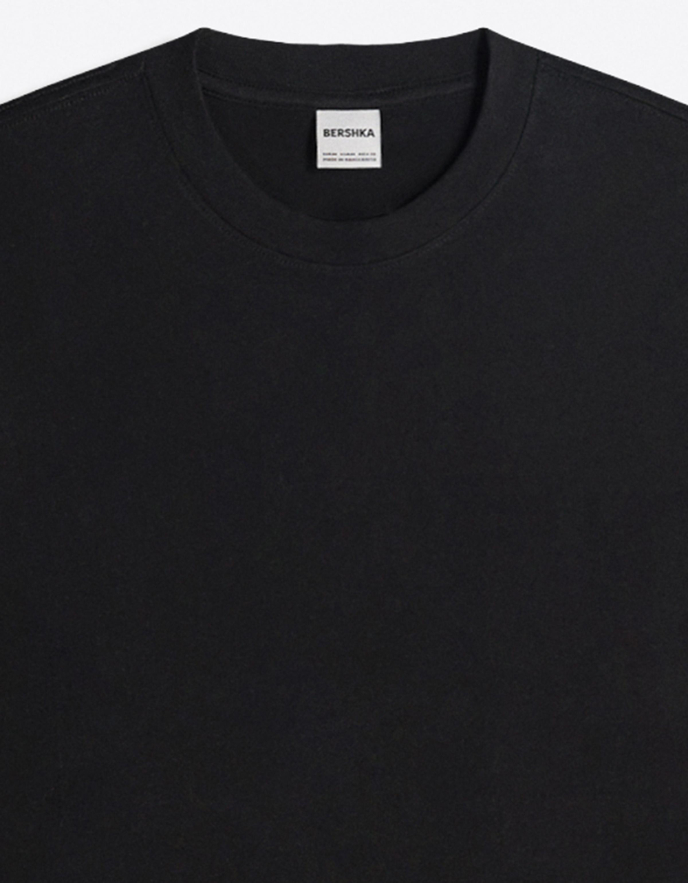 Мужская плотная футболка boxy fit - BERSHKA