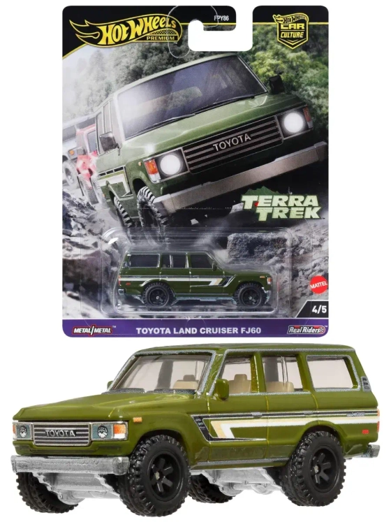Машинка Хот Вилс Премиум Toyota Land Cruiser FPY86 HRV88