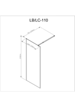 Душевая перегородка AvaCan LC 110 MT