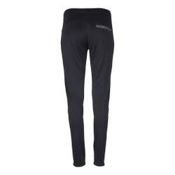 Женские теннисные брюки Dunlop Knitted Training Pants Women - Black, Lightgrey