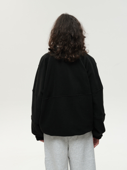 Zip-Up Sweatshirt Black
