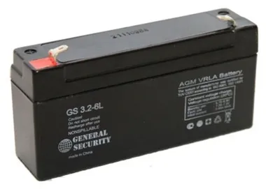 Аккумуляторы GENERAL SECURITY GS3.2-6 - фото 1