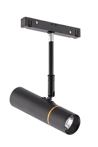 Трековый светодиодный светильник Sfera Sveta 166CG 7W4K SBK+GD (1/40), золотой и чёрный