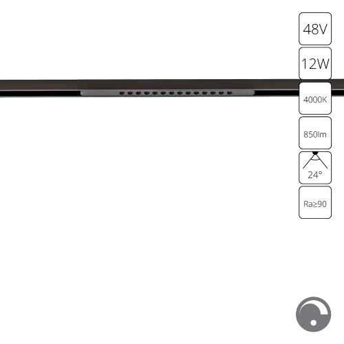 Магнитный трековый светильник Arte Lamp OPTIMA A7476PL-1BK