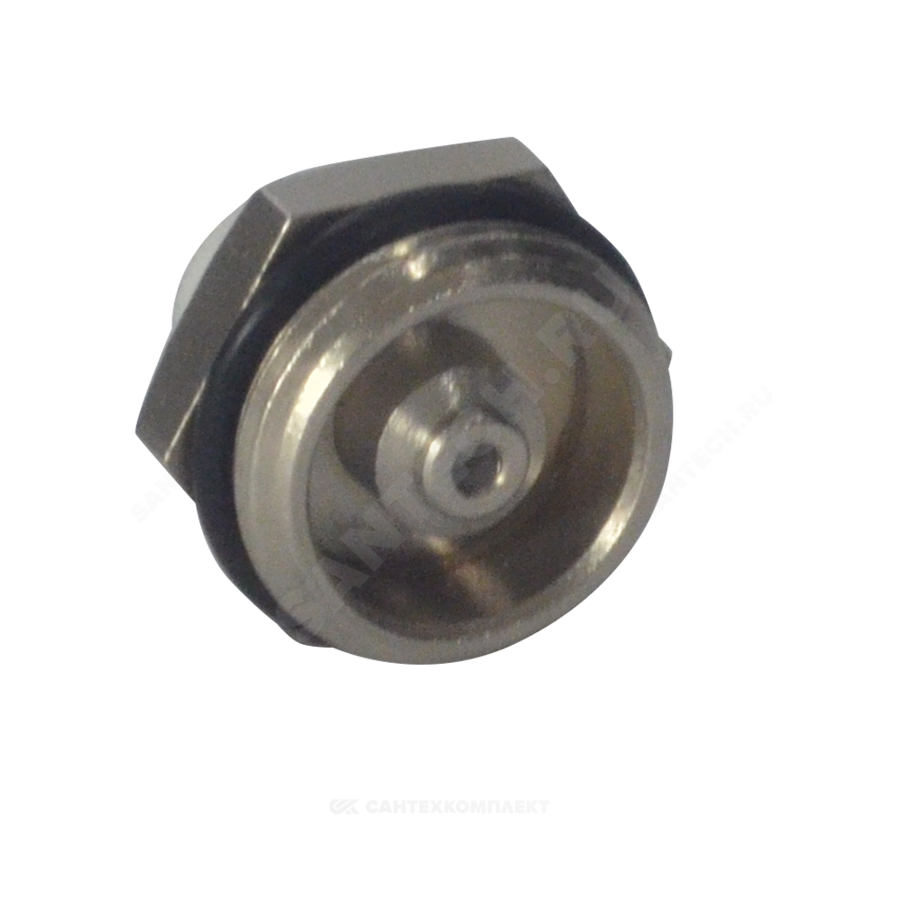 Кран Маевского ручной латунь Ду 20 Ру10 G3/4" НР с колпачком Ogint