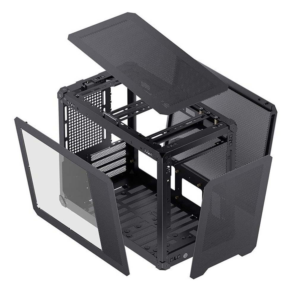 Корпус JONSBO C6 Max, ITX, M-ATX, черный (без БП)