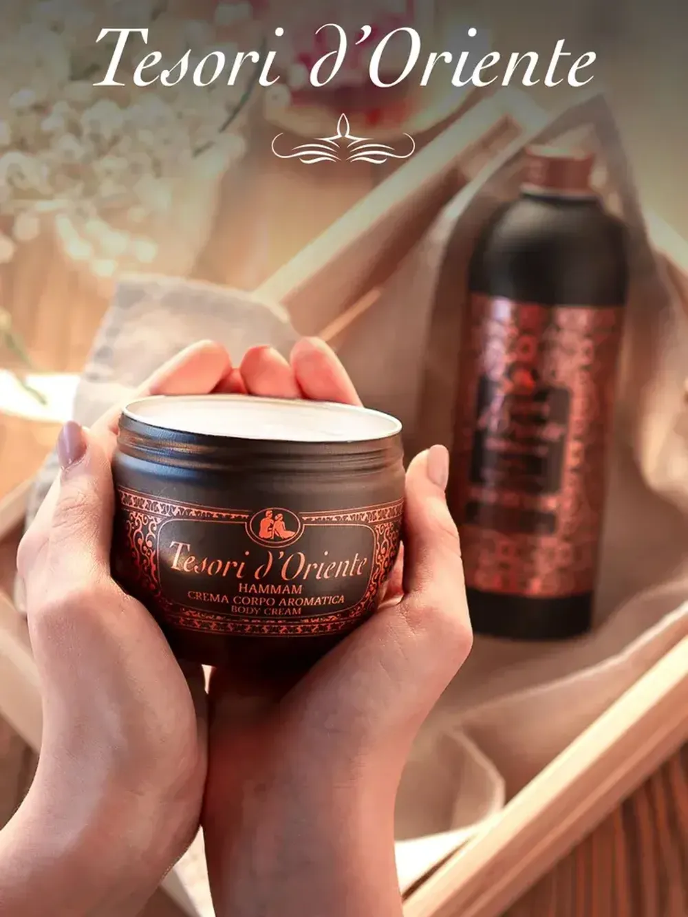 Парфюмированный увлажняющий крем для тела Tesori d’Oriente Hammam Cream 300 мл