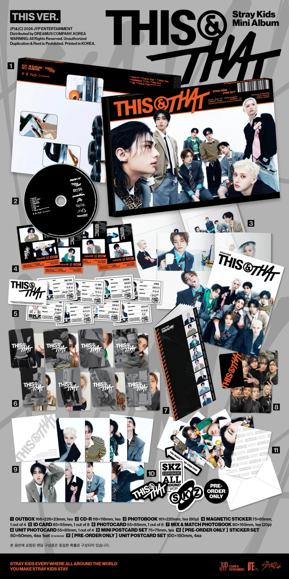 Альбом Stray Kids - THIS & THAT [2nd LUCKY DRAW]
