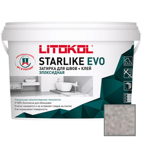 Затирка эпоксидная Litokol Starlike Evo S.110 Grigio Perla 5 кг