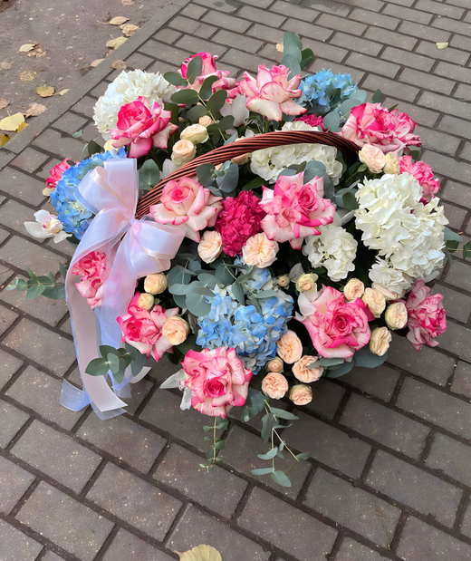 Корзина "Цветущий сад"