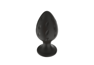 Силиконовая анальная пробка черная M (6.7*3.5cm) 3304-02