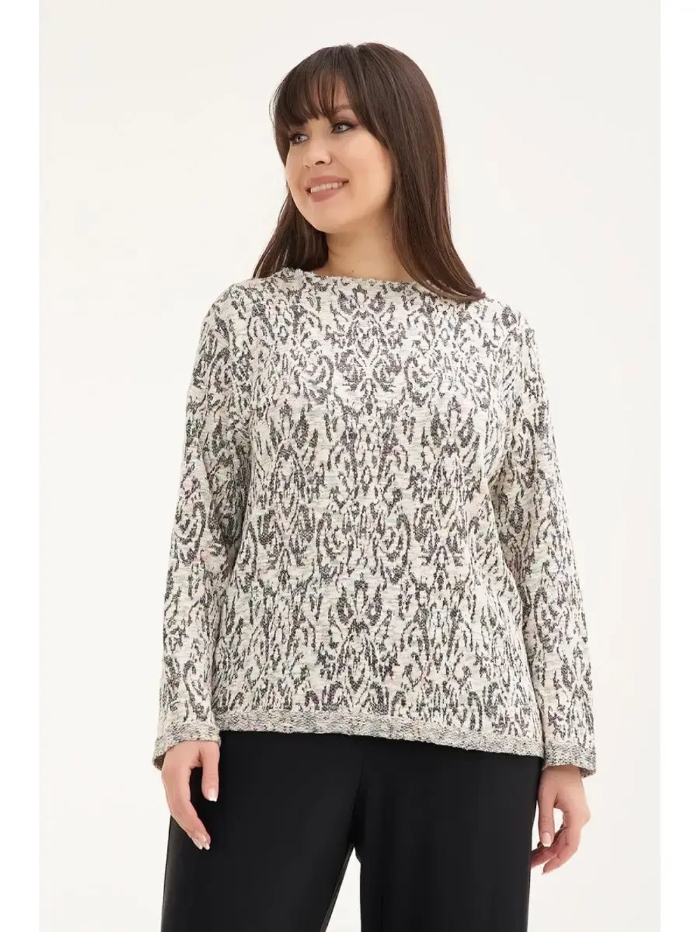 Туника джемпер plus size