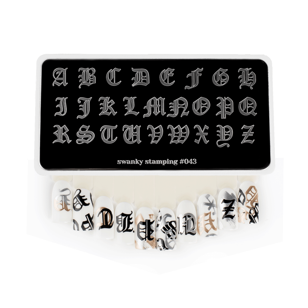 Swanky Stamping Пластина для стемпинга 043.