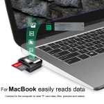 Картридер OTG MicroUSB--MicroSD метеллический