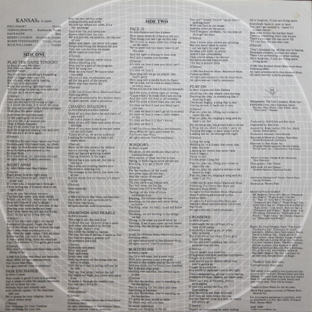 Kansas / Vinyl Confessions (LP)