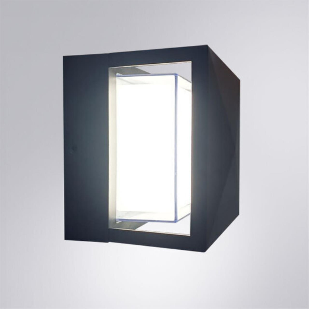 Уличный настенный светодиодный светильник Arte Lamp ULYSSES A8712AL-1BK