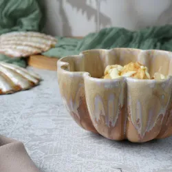 Салатник 450 мл d 14 см h7 см емкость для закусок Pearl Shell Frutti di Mare P.L. [6]