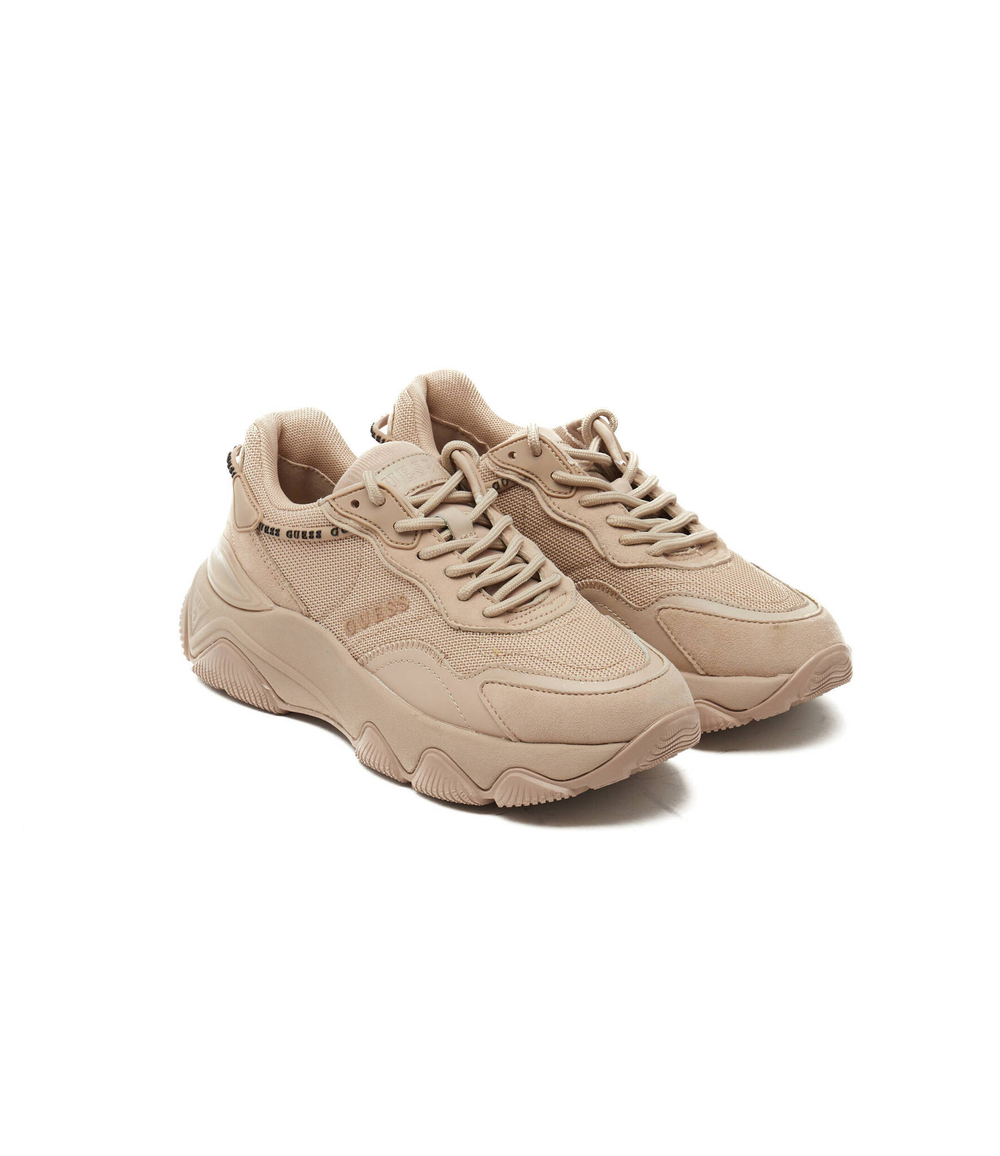 кроссовки micola Guess - бежевый(FL7MIC LEA12)