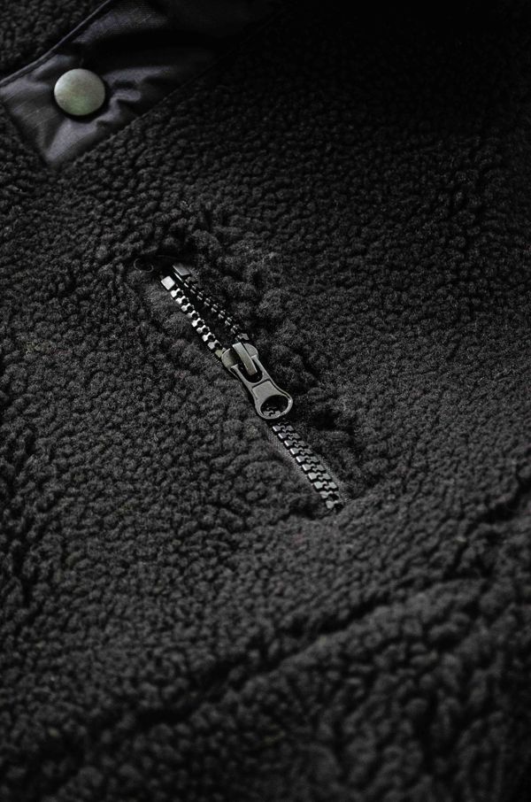 Толстовка Turbofleece button black - фото 2