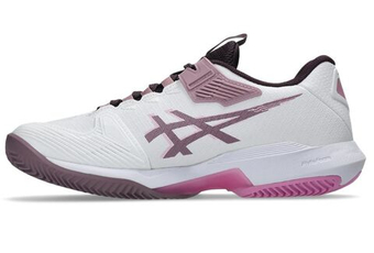 Женские Кроссовки теннисные Asics Solution Speed FF 4 Clay - white/dusty mauve