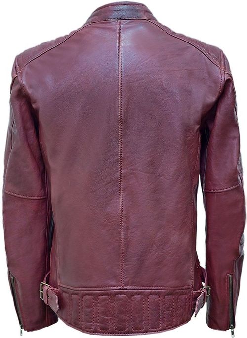 Купить Мотокуртка Кожаная Hawk moto Major / Бордовый