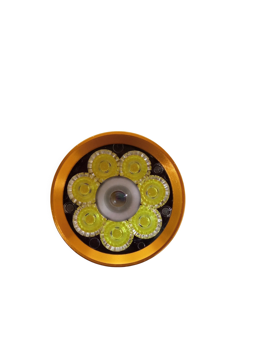 Фонарь ручной яркий многофункциональный 7LED+лазер YM-F701