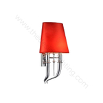 Wall design lamp  Brunilde by Ipe Cavalli H52 (Red)