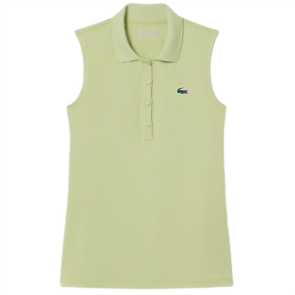 Женское теннисное поло Lacoste Ultra-Dry Anti-UV Golf - birch