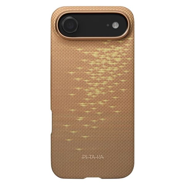 Чехол Pitaka Edge Case для iPhone Air, Золотой блик | Golden Glint