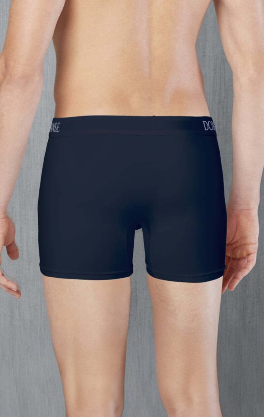 Мужские трусы-боксеры с горизонтальным гульфиком Doreanse Cotton Premium (Размер: M) (Цвет: черный)