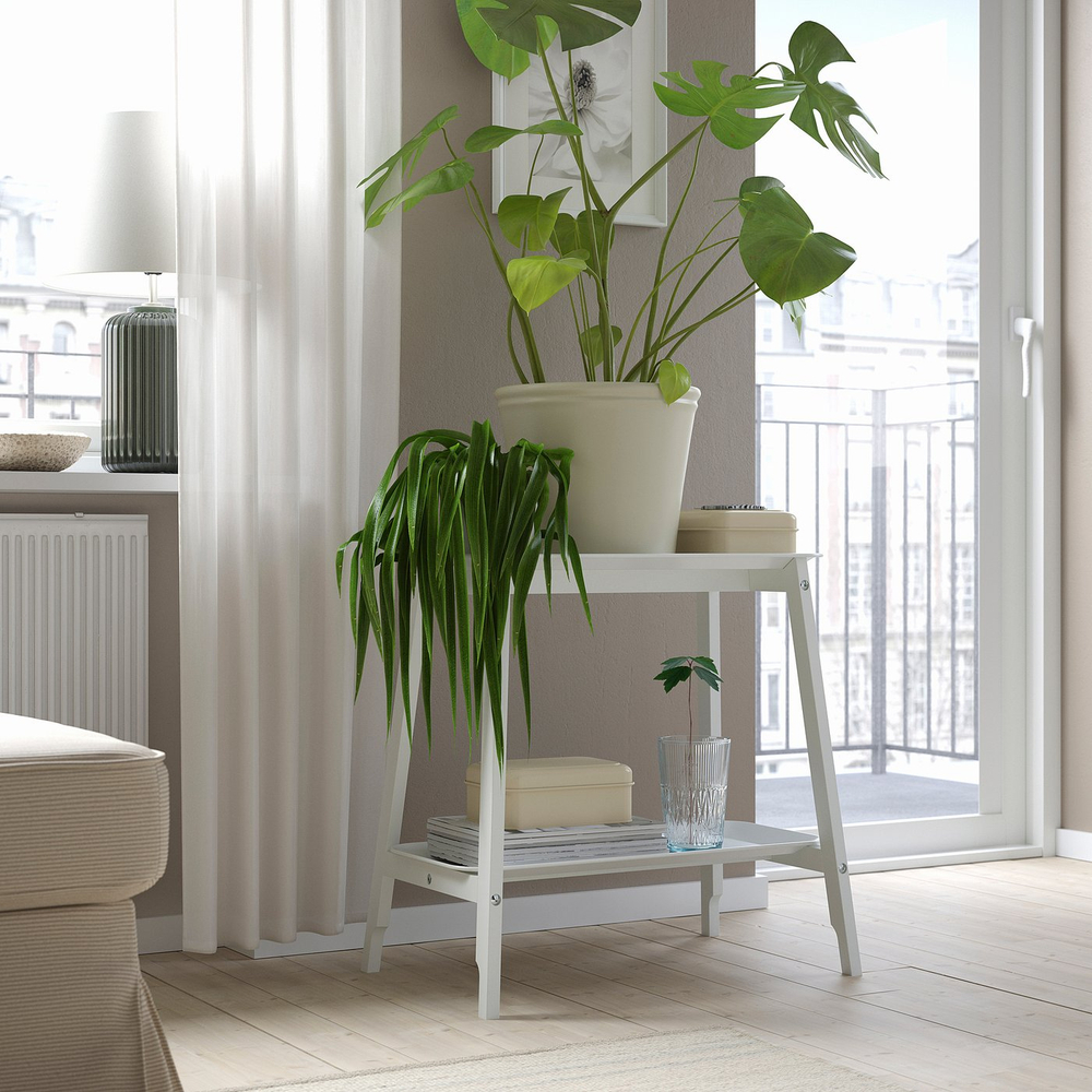 IKEA KÖRSBÄRSBJÖRK  (ИКЕА КЁРСБЭРСБЙЁРК)  -  Кашпо - светлый серо-бежевый 24 см