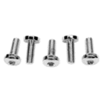 REAR DISK BRAKE ROTOR SCREW KIT Chrome plated button head torx bolts fit all Harley Davidson models 1997-up (5pack)