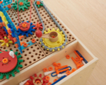 Набор шестеренок расширенный для STEM-стены Masterkidz (198 шт)